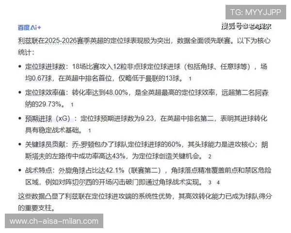 英超利物浦定位球策划成功,比分再度改写